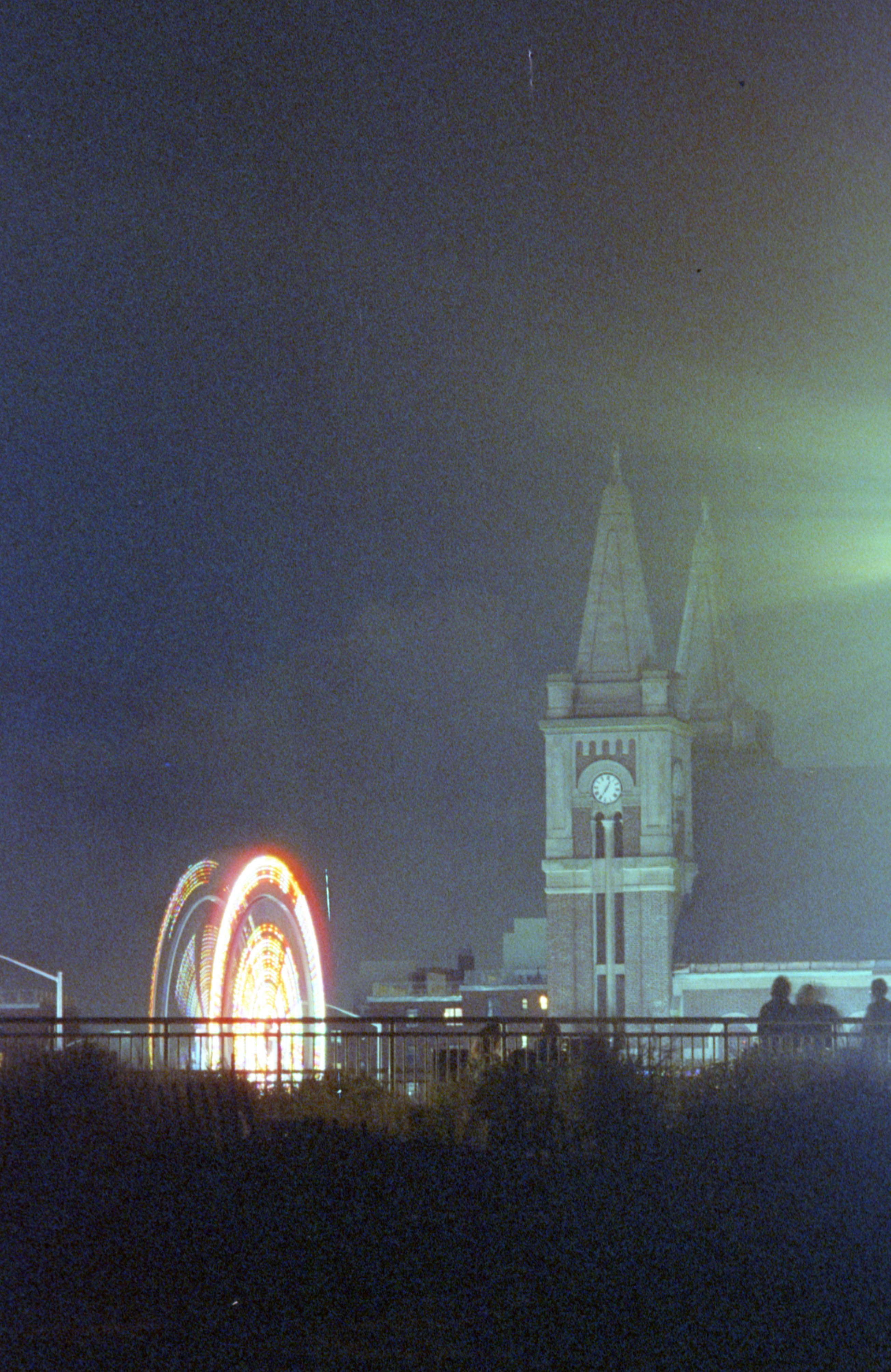 ferris wheel at night