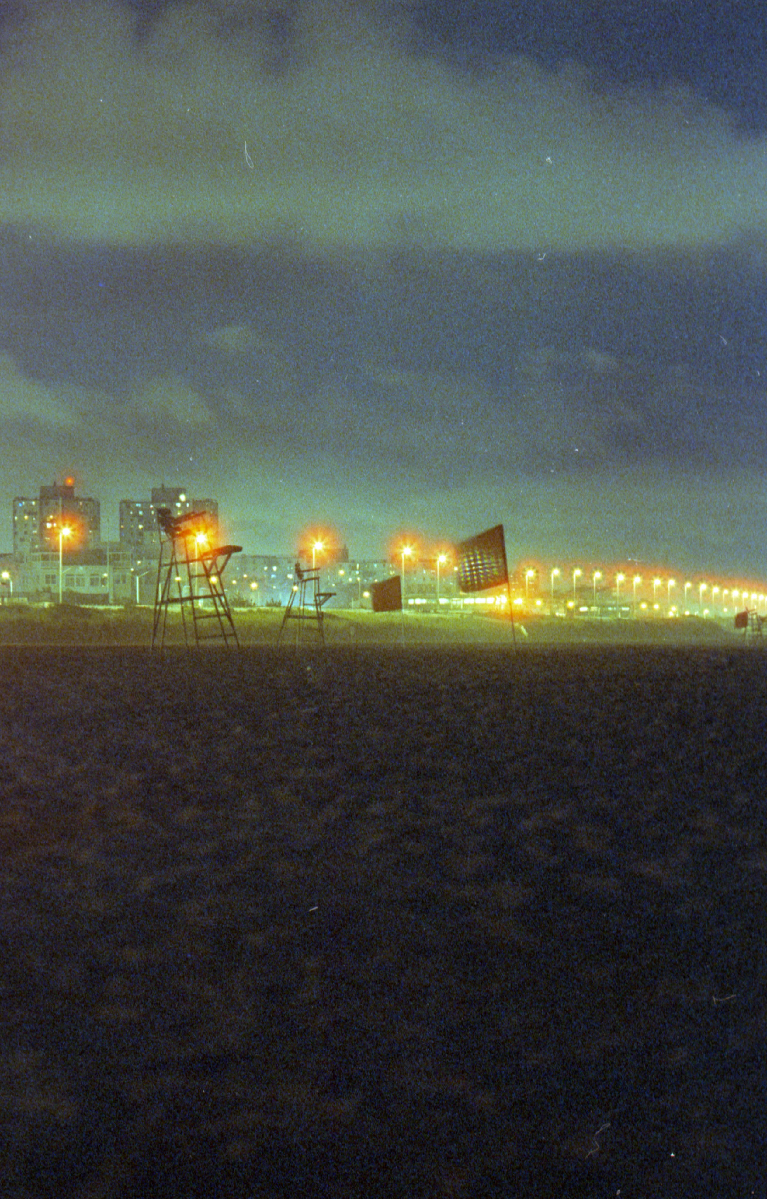 beach at night